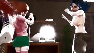 Hacker revved 2 poons into weenies, 3 DIMENSIONAL Animated Futa on Futa