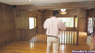 Bi-racial ts hard-core activity!