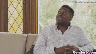 Bi-racial ts hard-core activity!