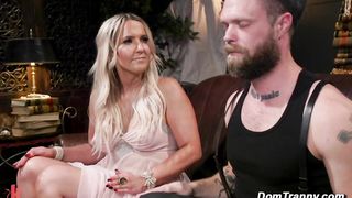 Shemale midnight foot and cock worship