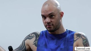 My ass got stretched not by gym but in cock