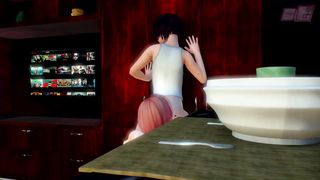 Futa fuckfest - Fellow's arse waiting for pipe