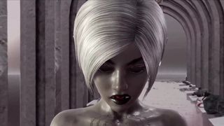 Beautiful hermaphroditism utopia where dickgirl ravages dickgirl's booty and spunk inwards