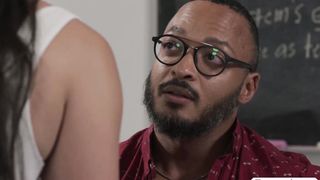 Smoking hot TS stepdaughter analed by black stedad