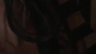 Senior Latina she-male drinks