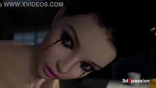 Taryn’s Ashfall hunt — wet lovemaking in bunker destroys - messy blow-job, perspiring cowgirl & rock hard doggy-style