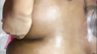 Relishing Mermaid Mell's sugary-sweet backside