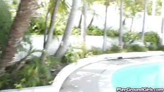 Ella Hollywood changes crevices to plow Adira Allure's widely opened fuck hole