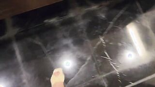 Tranny Ting xuan wanders and urinates outdoors.