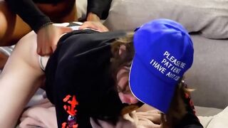 Autistic Tomboy Ladyboy Casually Buttfucked By Fresh Acquaintance's BIG BLACK COCK