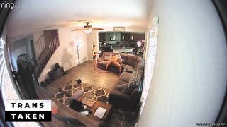 Pallid Ginger-haired Shemale Angel Smashed By Black Bull