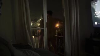 WE WERE CAUGHT ON THE BALCONY OF THE CONDOMINIUM - Conclude on Crimson - (19 - 9 - fiftyThree - twentyFour - eightyNine - eightySix)