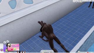 sims four futa bitches with enormously long hair hook-up joy compilation