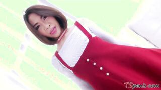 Wide open transgender princess butt hole