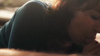 Uber-cute dt outside with a trans red-haired fuckslut