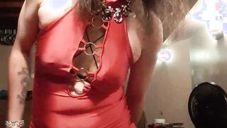 Sissy Jade Railing A Massive Fake penis