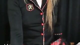 Plane encaged sissy tart wreck her rear entrance with XXL playthings