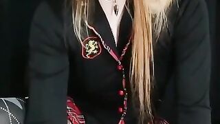 Plane encaged sissy tart wreck her rear entrance with XXL playthings