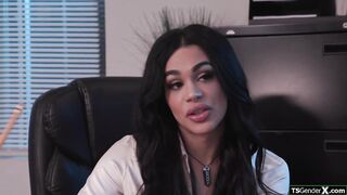 You do know that humungous faceholes get tucked with giant trans spear