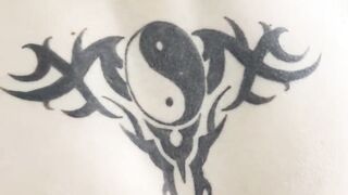 Diminutive Trans Girl Pounded by Trans Jizz-shotgun POINT OF VIEW