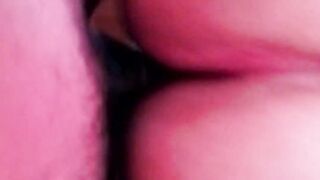 Transsexual Romi boinking a fat white bum