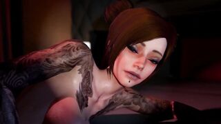 Futa toon pussy eating