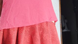 Crossdresser arrombando o cuoo