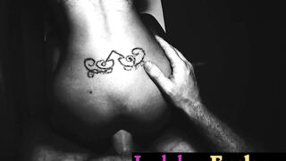 Busty Asian tranny masturbates before anal sex with big cock white tourist