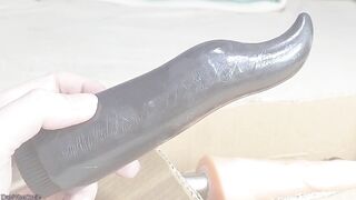 Lovely she-male DaniTheCutie attempts using "traditional" anal invasion beads on her pretty little backside