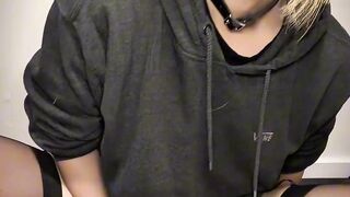 Uber-cute Japanese Femboy Lexi Faith jack off and jizz shot