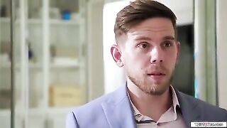 I ambled in on my manager his huge-chested trans wifey taking a bathroom