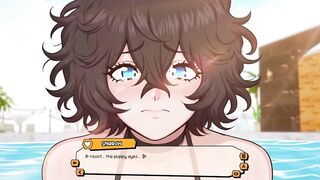 My Femboy Roomy: Off the hook Holiday #04 - Femboy Paramour Providing Blow-job In Swimming Pool