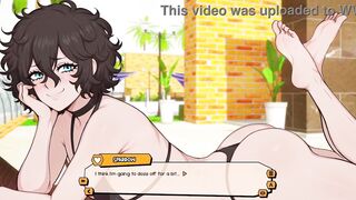 My Femboy Roomy: Off the hook Holiday #04 - Femboy Paramour Providing Blow-job In Swimming Pool