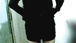 Dressed in her assistant suit