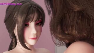 DoubleCocked 3 DIMENSIONAL Ladyboy Humps Killer Trap Damsel Until Internal ejaculation Blast