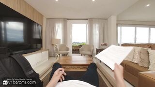 VRB Trans: Huge-titted Latina Ladyboy Romps Condom-free With A Sonnie At Home pt.two