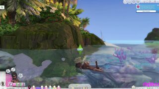 sims four shemale queen adored by her followers (idolized with spooge)