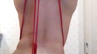 Tsukasa's Steaming Striptease in the Shower