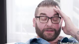 Stepdad thirsting for his stepduaghter and her friends pretty cocks