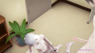 Yaoi Femboy - Tod makes his guy enjoy in the library - sissy man mmanga anime chinese chinese assfucker porno