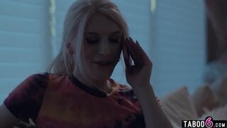 eighteen years elder light-haired trans Izzy Wilde screwed stiff bum sex while housesitting