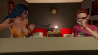 The hacker penetrated the women and they grew meatpipes! Dickgirls sans hesitation determined to poke each other - Animated Hermaphroditism Lezzies