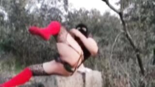 Reymisterio422 - Trans providing it his all in the middle of the woods - 1000414544 - Nov 13, 2025