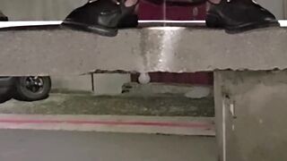 Ladyboy Ting Xuan outdoor pissing compilation