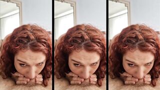 trans-wifey Melody pampers her spouse with her jaws and donk