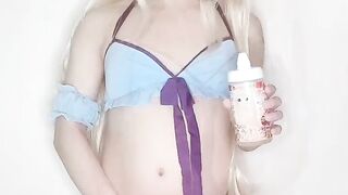 Eriri Cosplayer Femboy Wanks and Pops