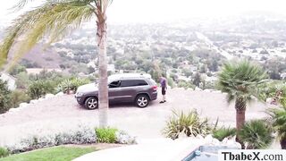 Got my arse stucked and nailed by the pool dude