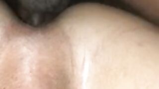 I take in my ass black cock