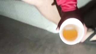 Drinking pee