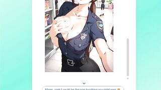 Lustful Space [ FUTA Manga porn Game ] Ep.1 Hermaphroditism BANG-OUT in the switching apartment with the MALL COP !